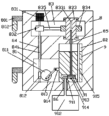 Novel vessel washing device