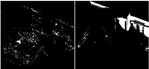 Point cloud enhancement method based on subsection resampling and surface triangularization