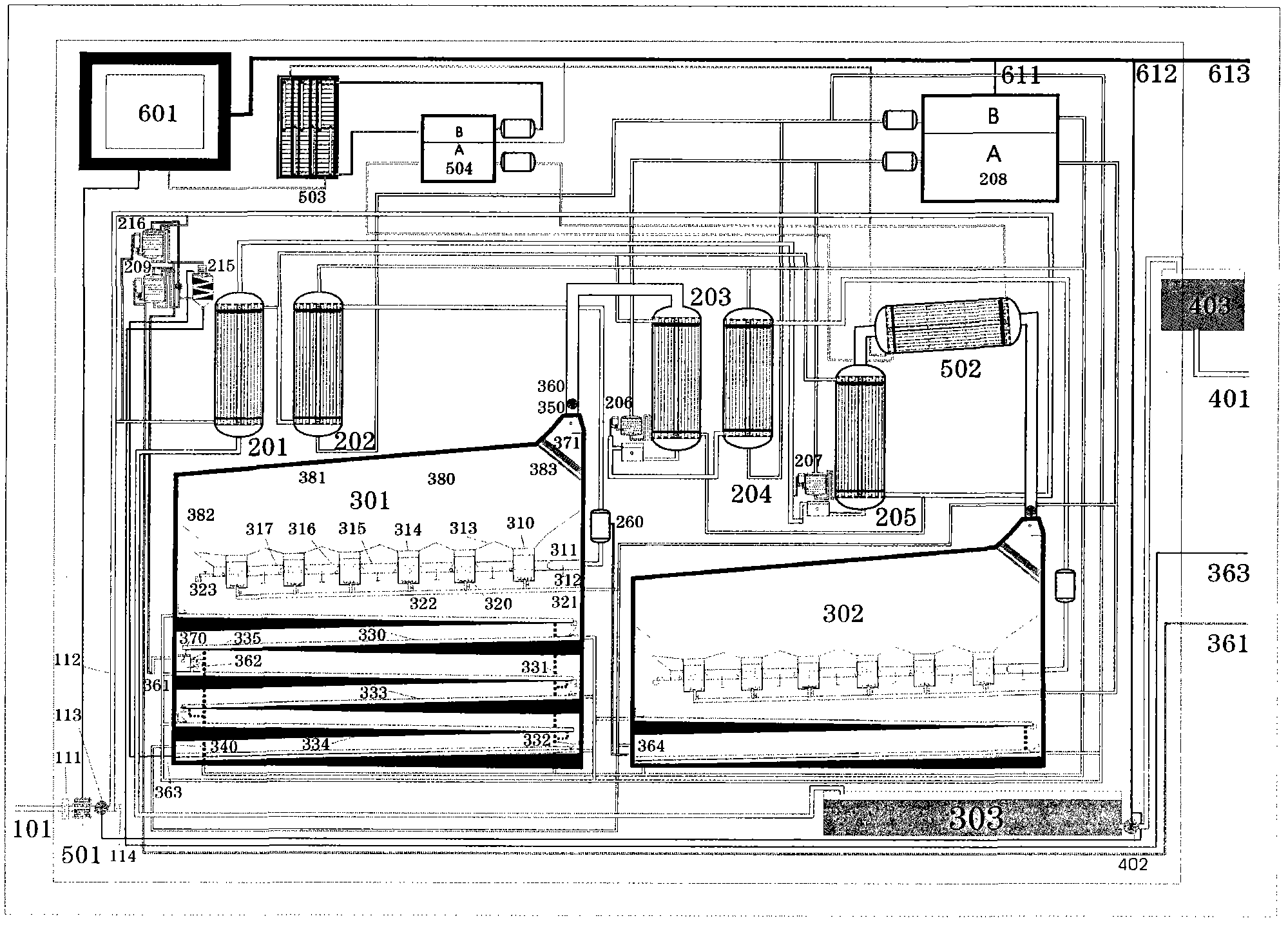 Method for solving water resource shortage problem and preventing and controlling desert by seawater desalinization through ocean nuclear energy