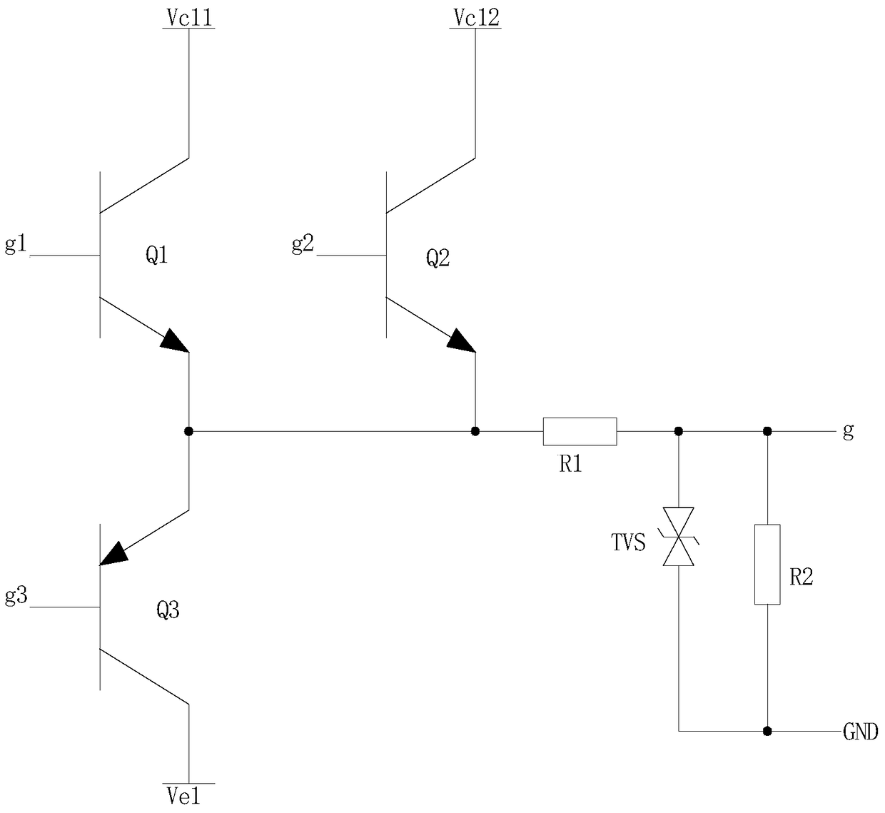 Multifunctional igbt drive circuit