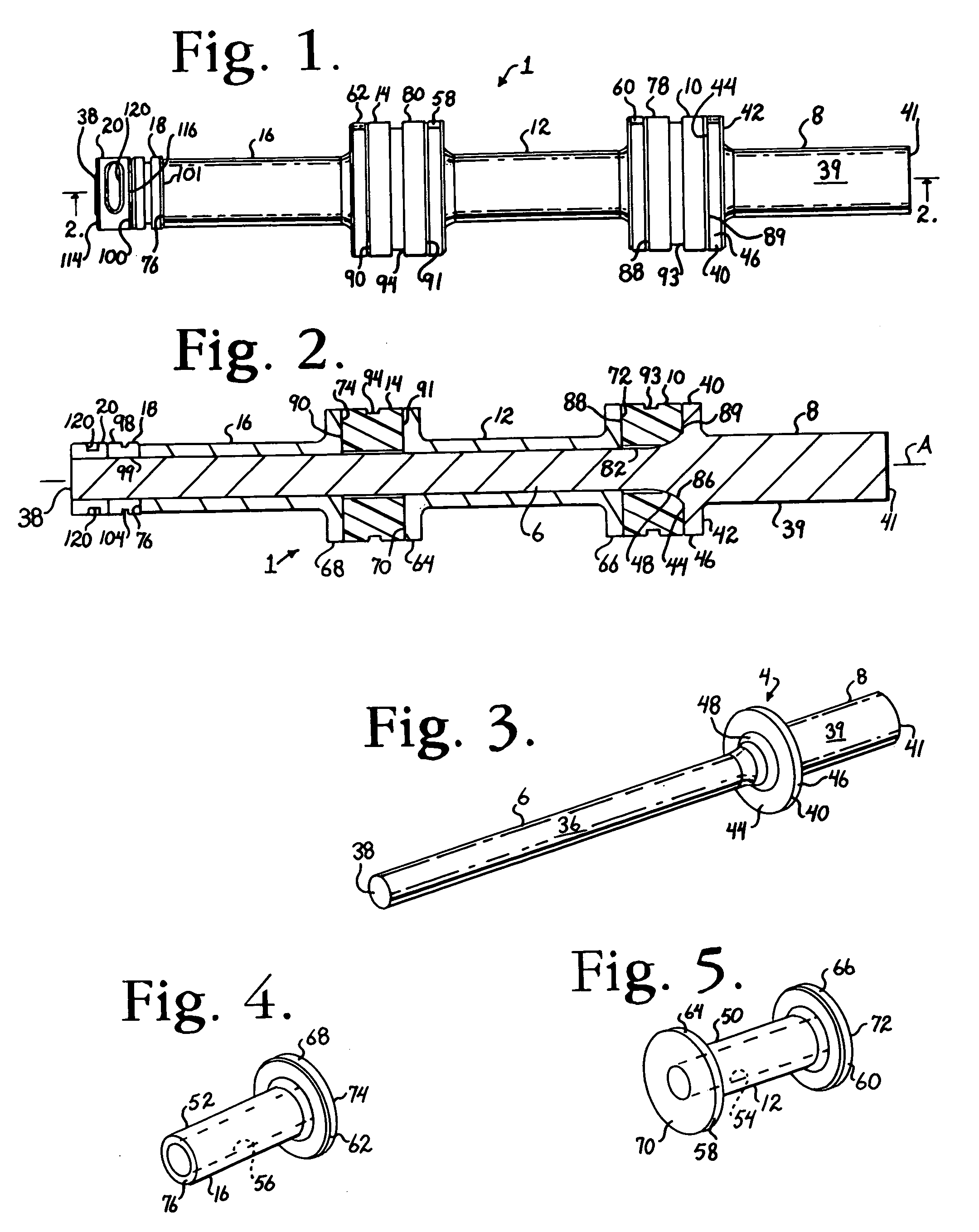 Dynamic stabilization connecting member with pre-tensioned solid core