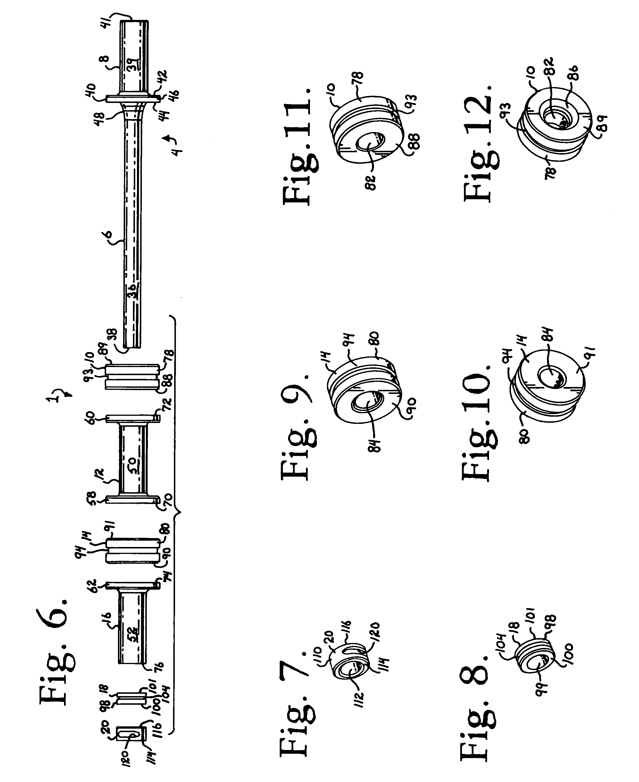 Dynamic stabilization connecting member with pre-tensioned solid core