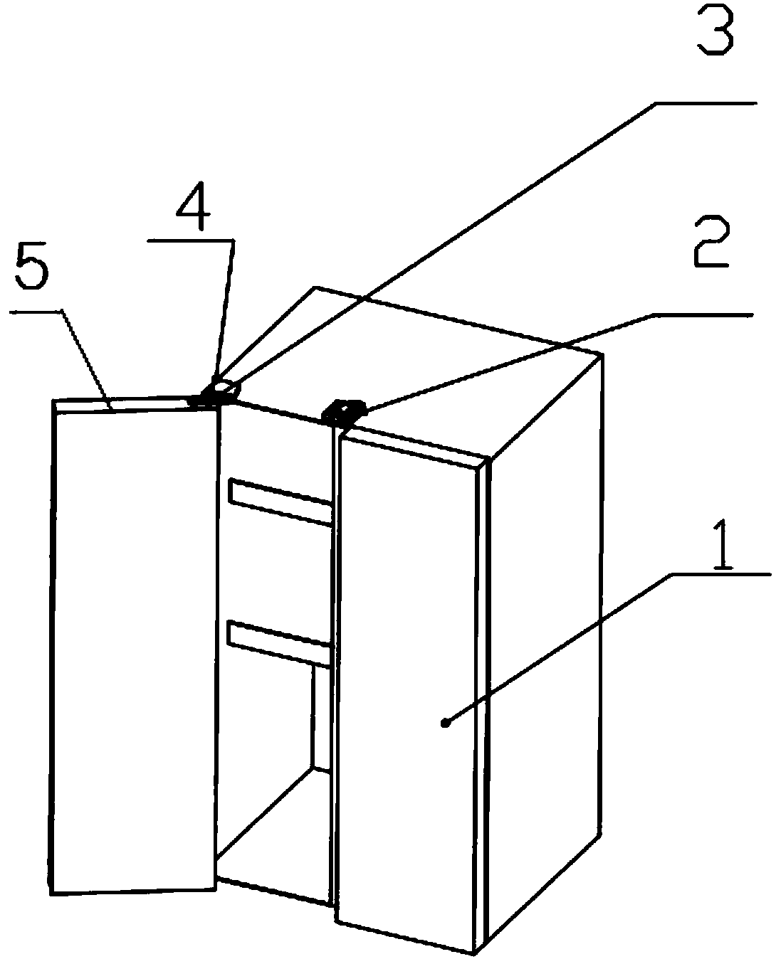 Refrigerator with automatic door opening and closing device and door opening and closing method of refrigerator