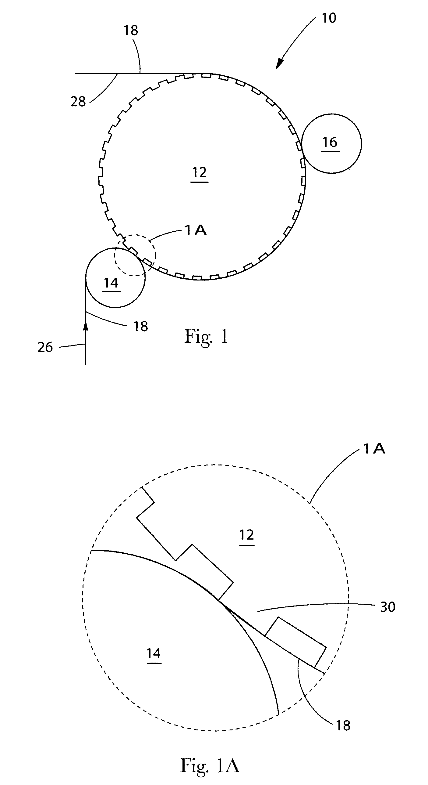 Extended nip embossing process