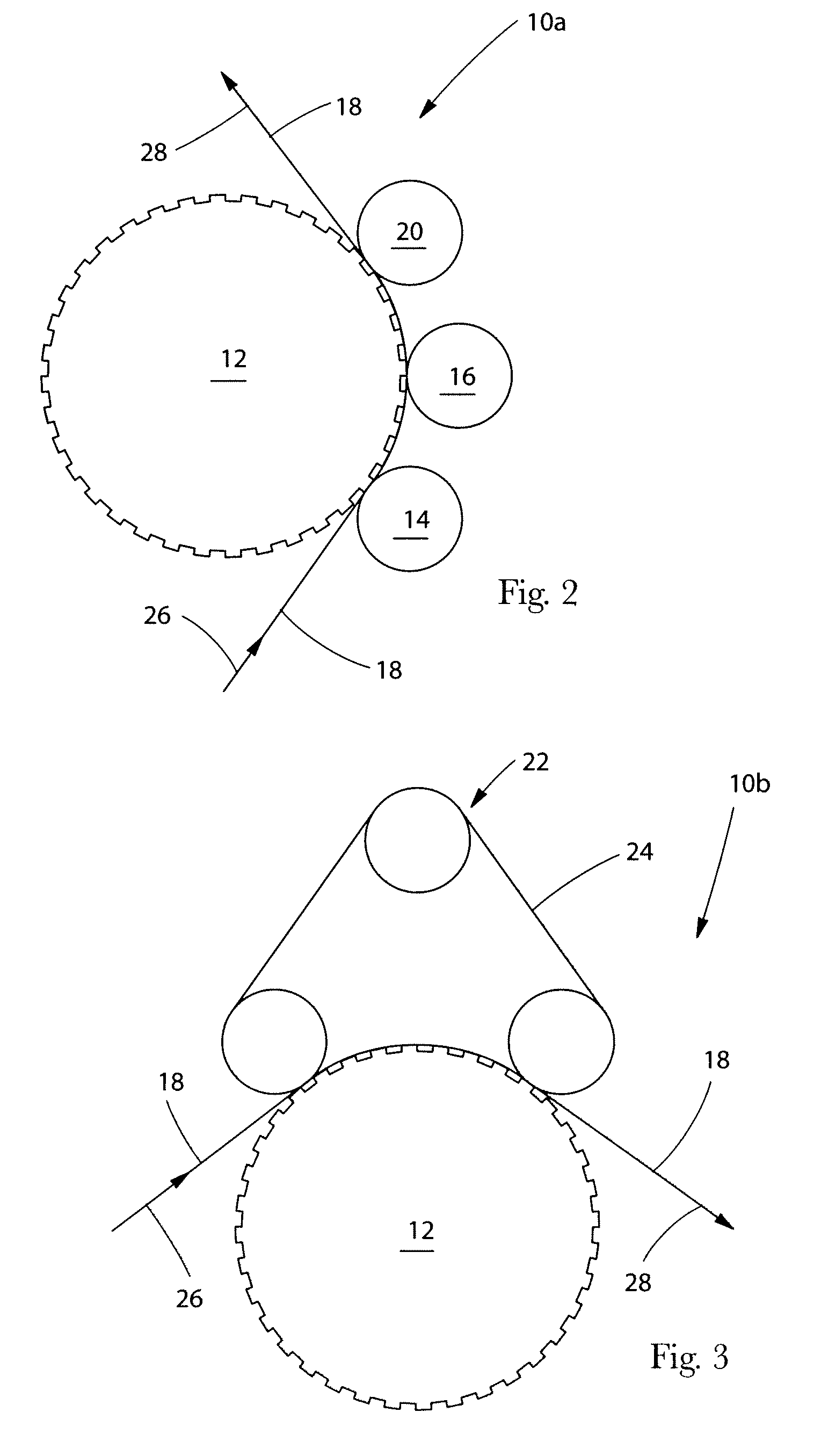 Extended nip embossing process