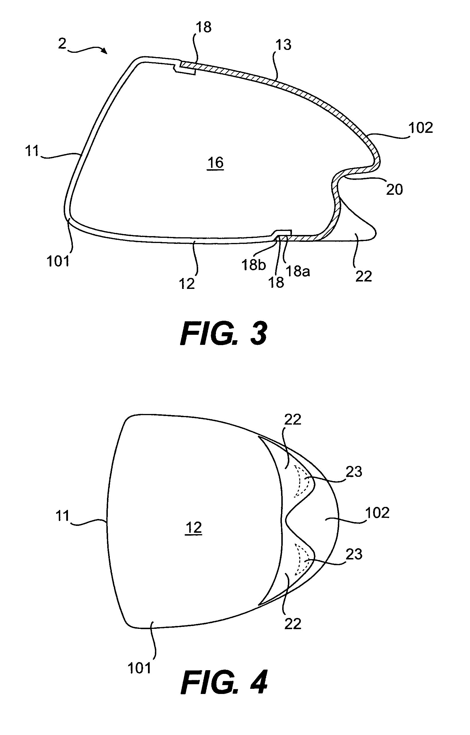 Golf club head with concave insert