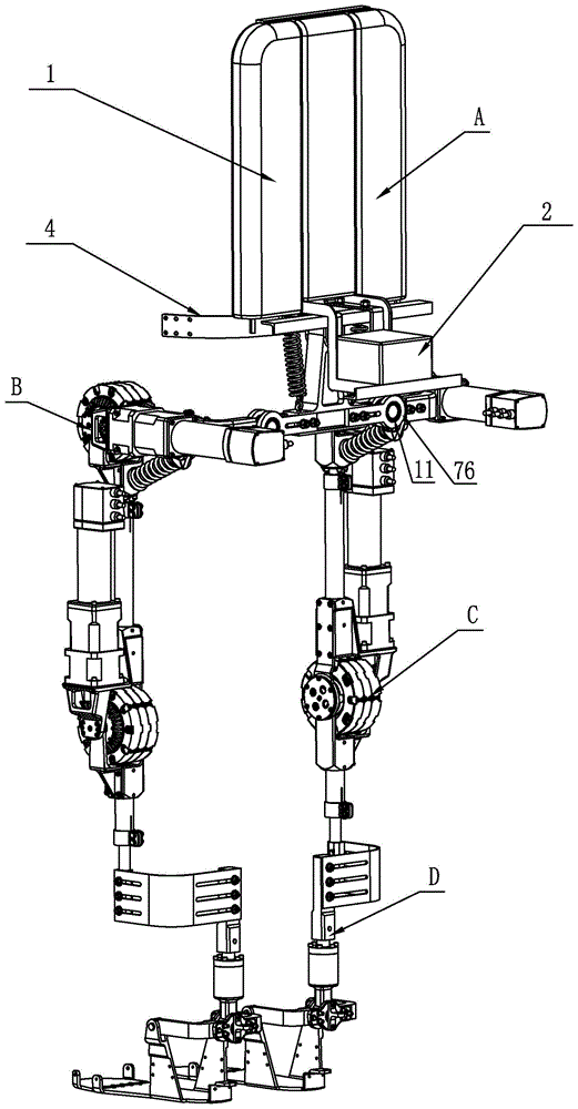 A portable energy-storage exoskeleton power-assisted robot