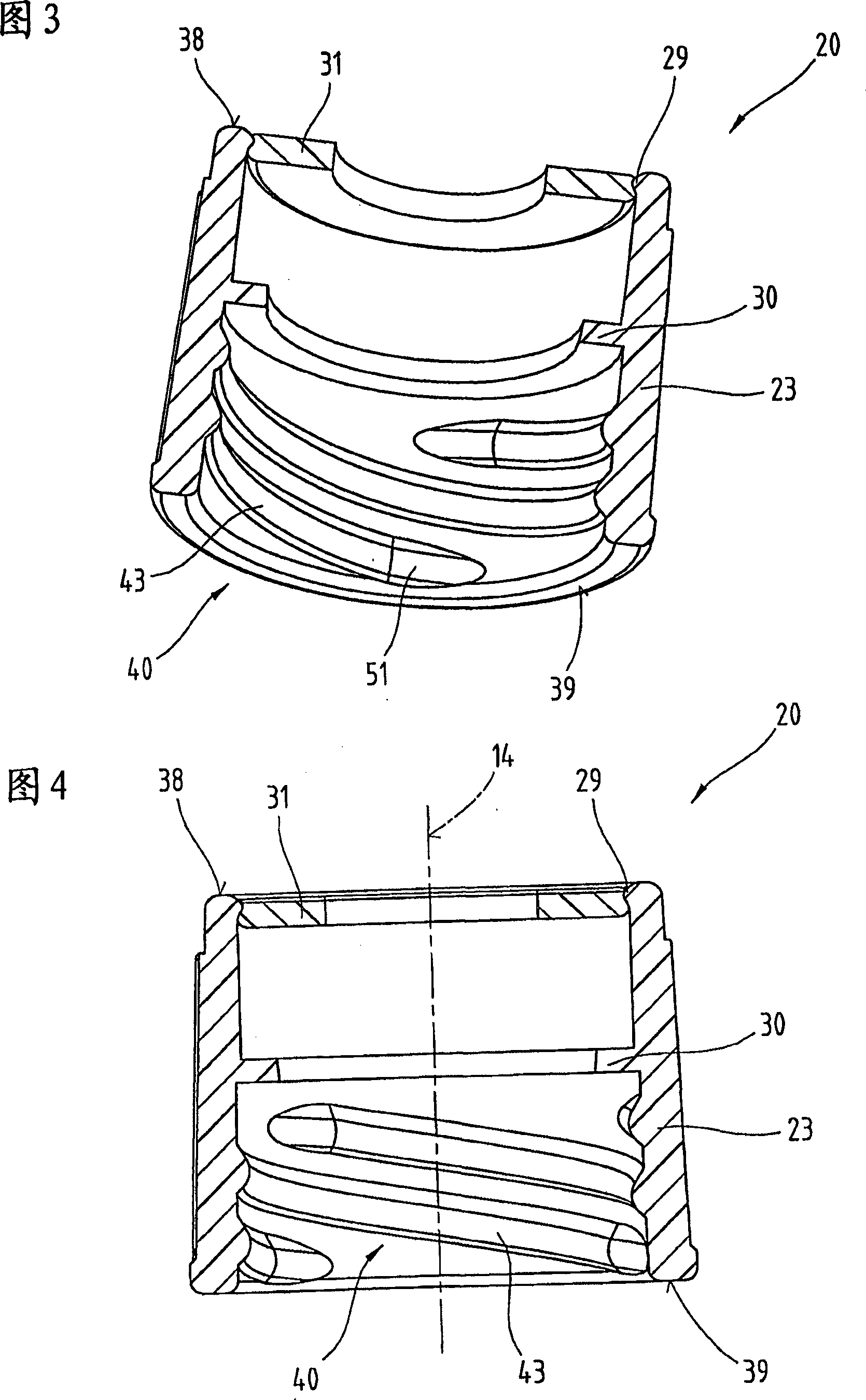 Method for the assembly of a cap with a receptacle