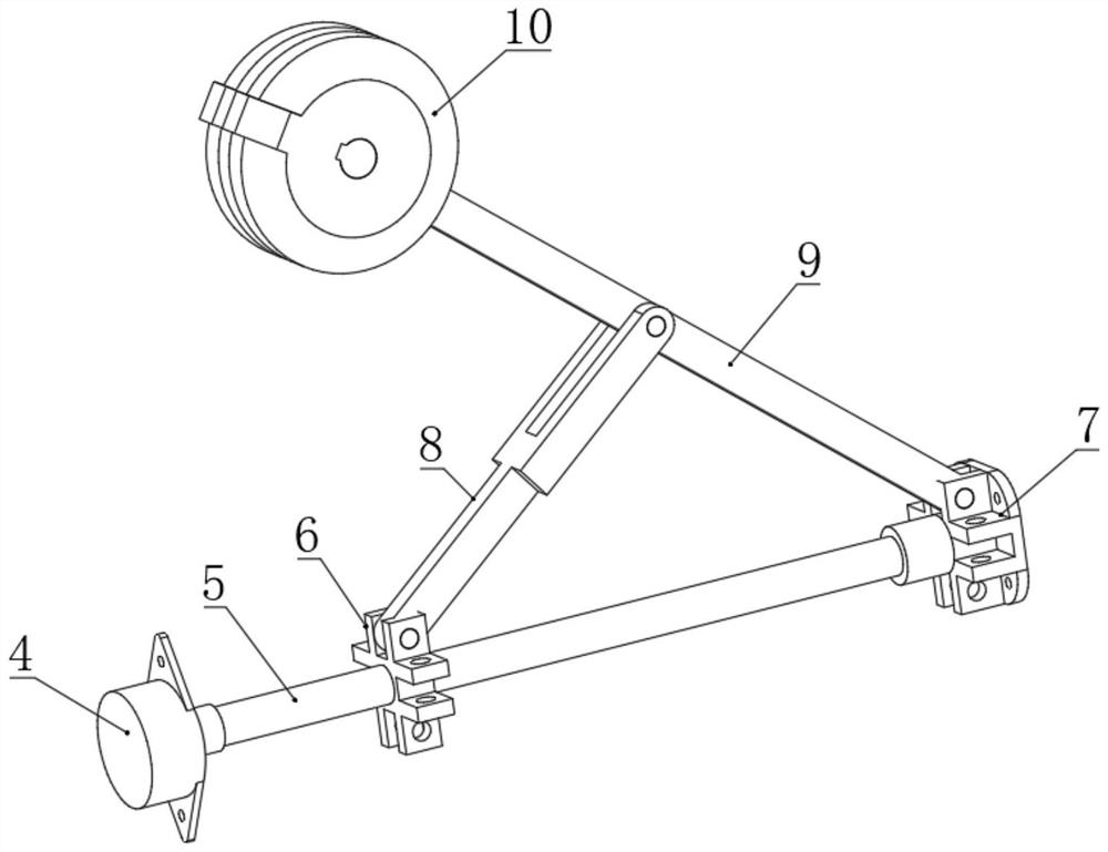 Self-adaptive detection robot for cargo ship pipeline