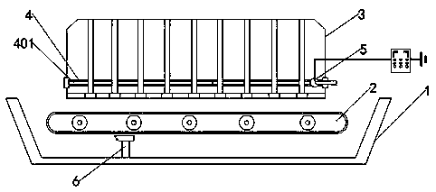 Self-cleaning type chicken raising cage set