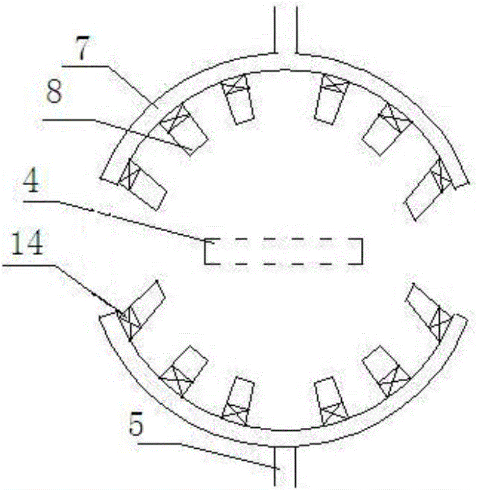 Cooling device for rolling mill