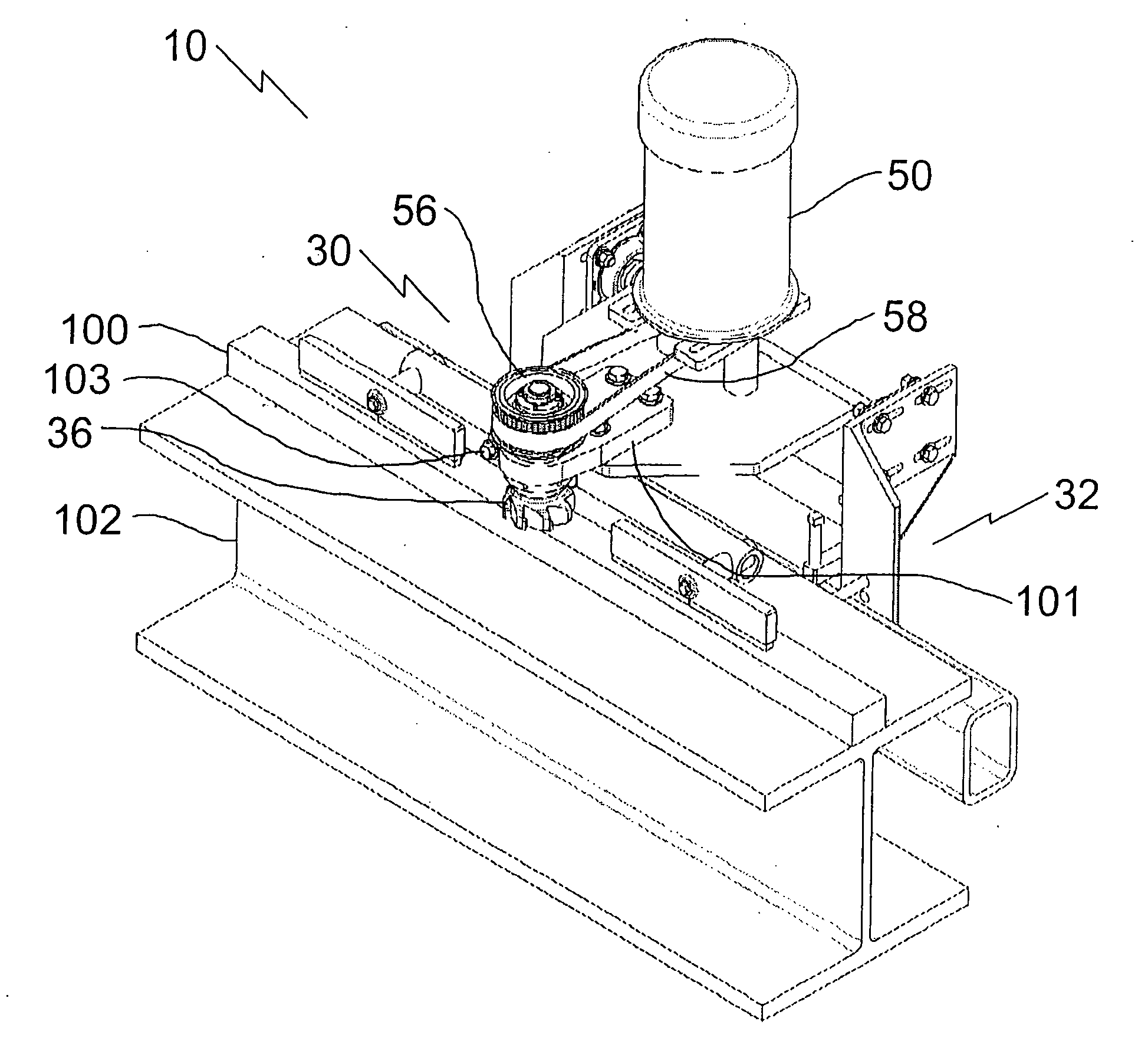 Rail grooming machine and method of use