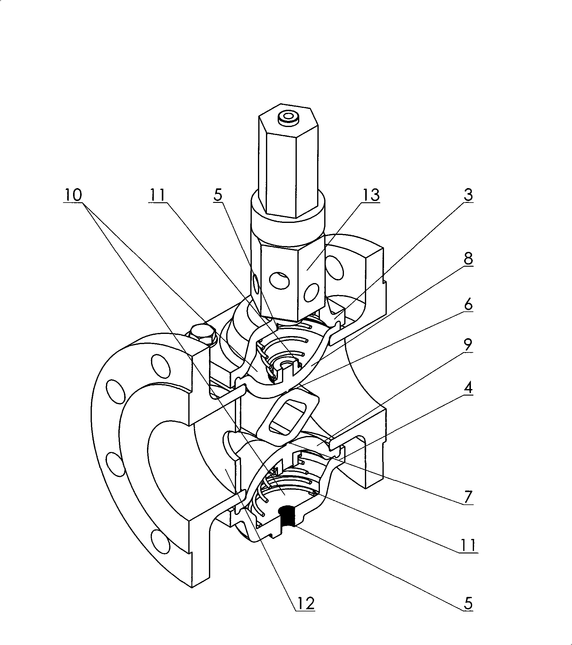 Pressure-holding type pressure balancing sewer valve