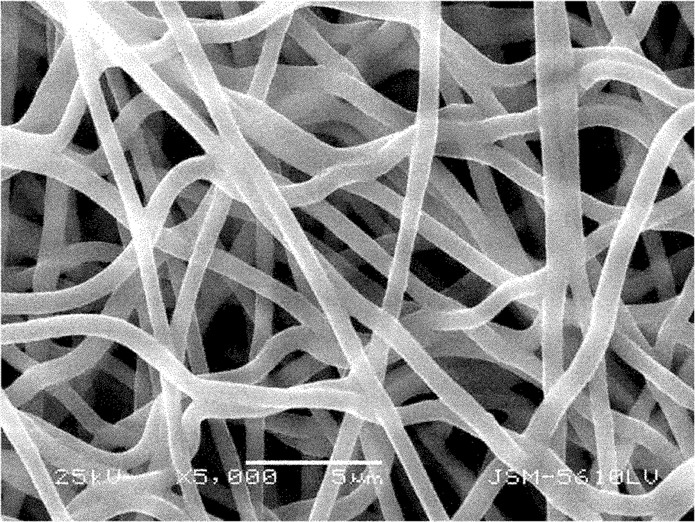 Enhanced bi-component nanofiber porous membrane and preparation method thereof