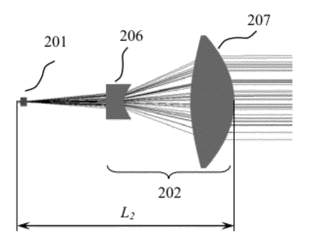 Free-space combining of laser beam radiation