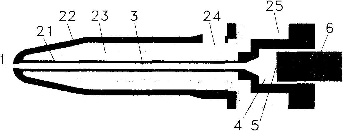 Method and device for measuring pneumatic thrust indirectly