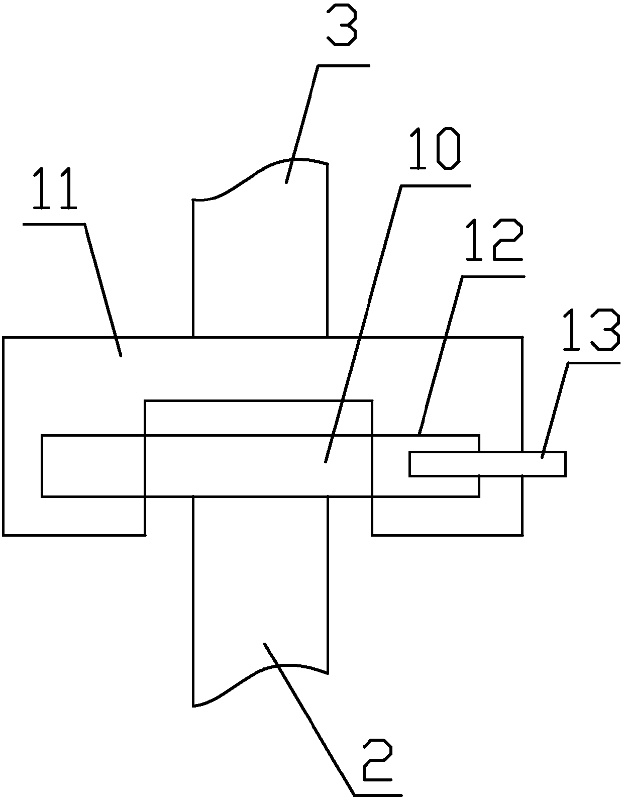 Vehicle distance-measurement anti-collision radar device