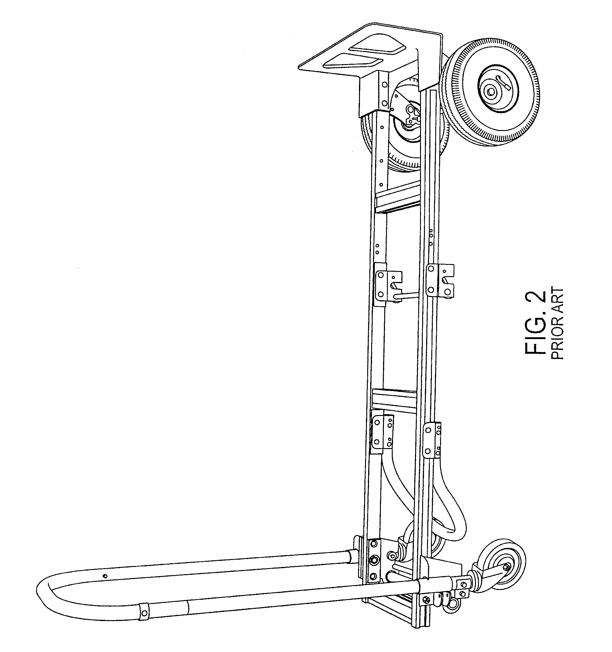 Pallet jack system and method for the transportation of stackable packaged goods pallets