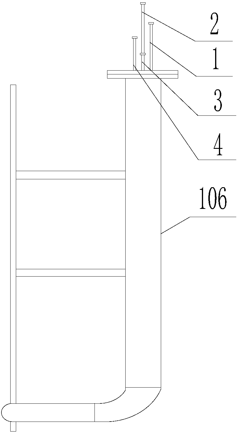 Waste liquid evaporator multi-parameter measuring device and measuring method