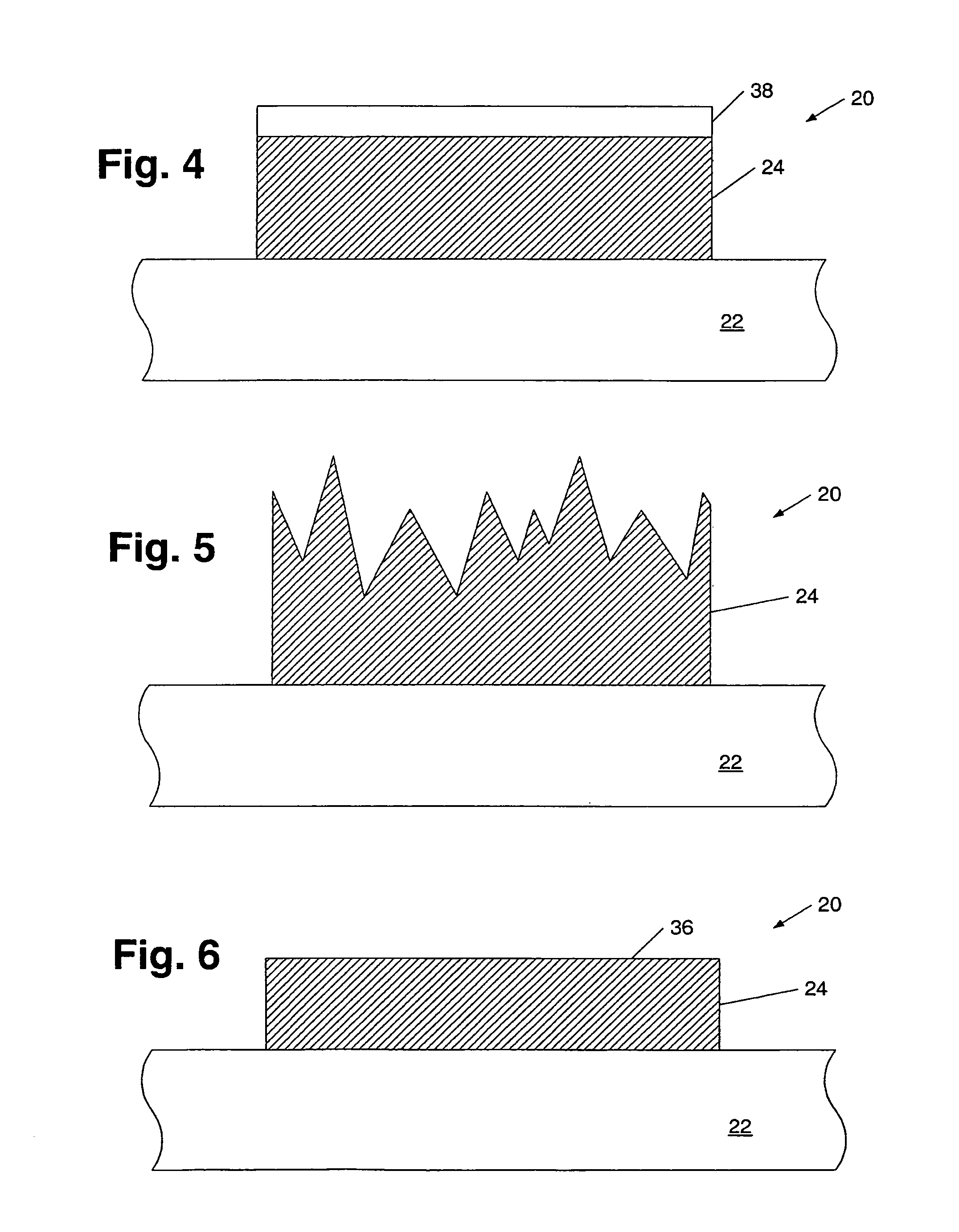 Smooth metal semiconductor surface and method for making the same