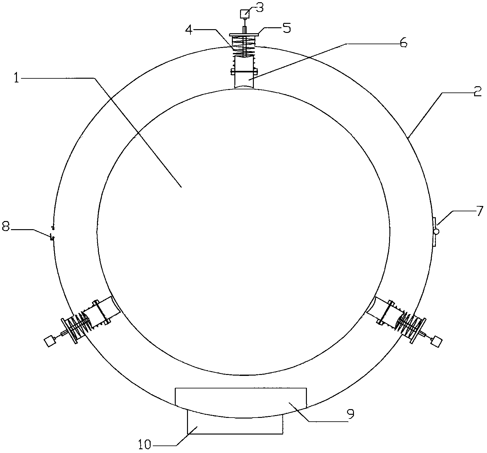 Bridge cable creep detection device