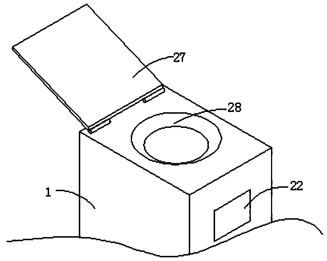 Garbage treatment device for environmental protection engineering