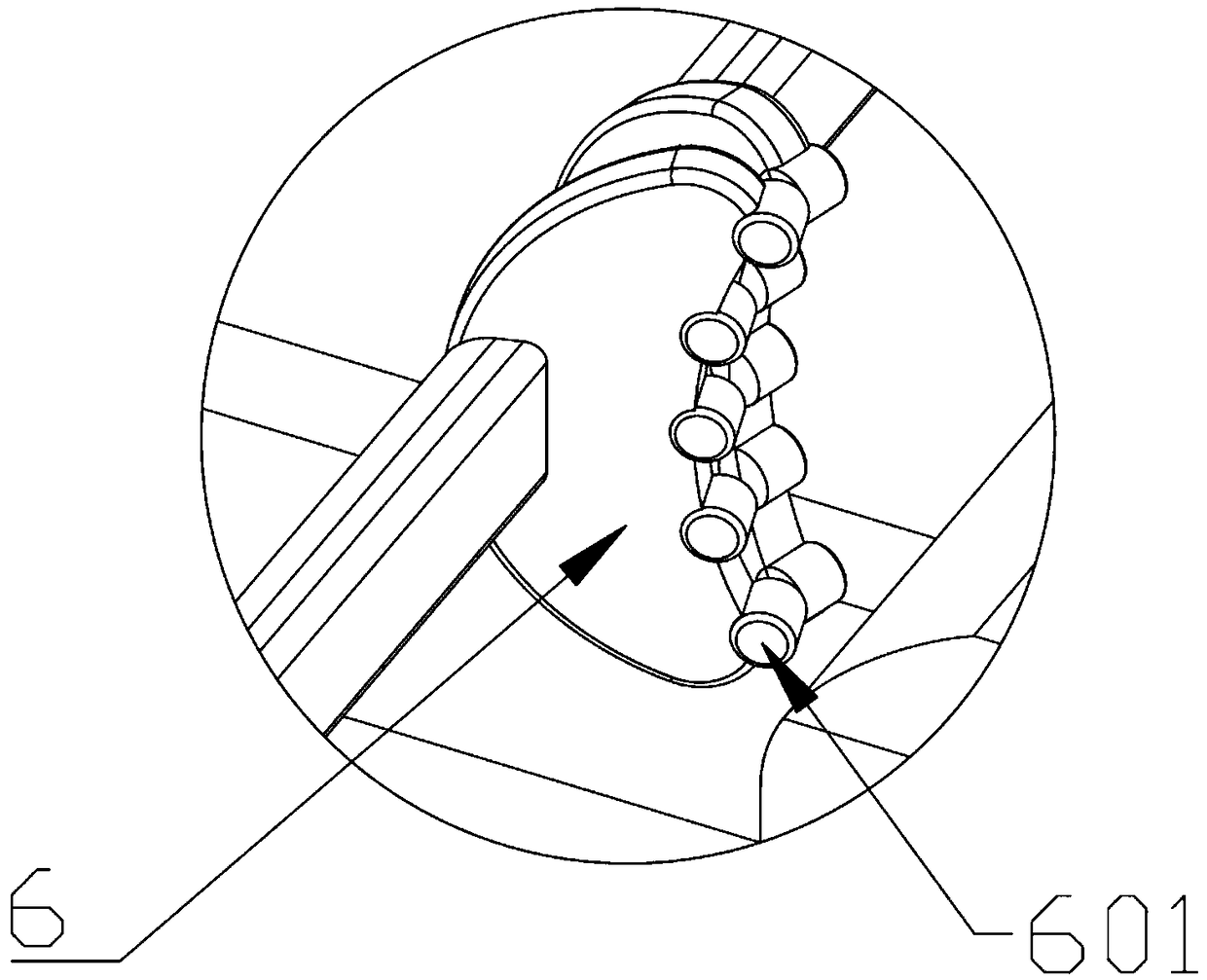 A pre-anorectal anal lubricant filling table