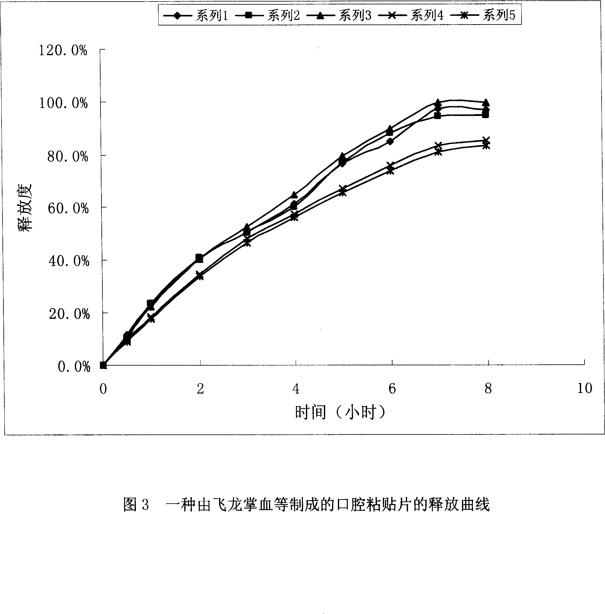 Development of paster for treating mouth ulcer