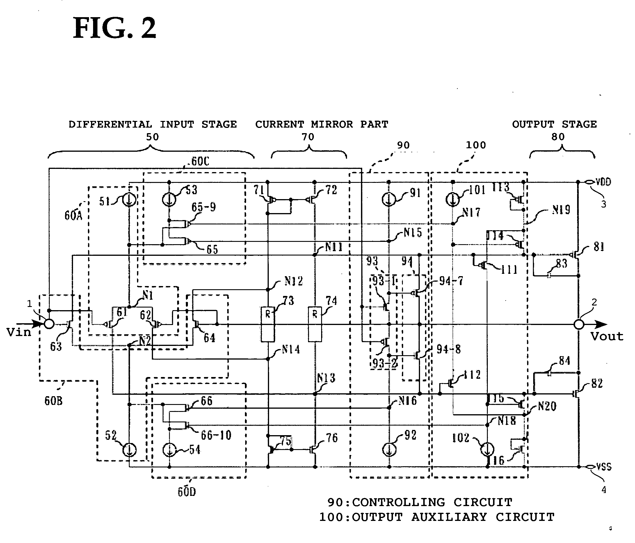 Driver circuit usable for display panel