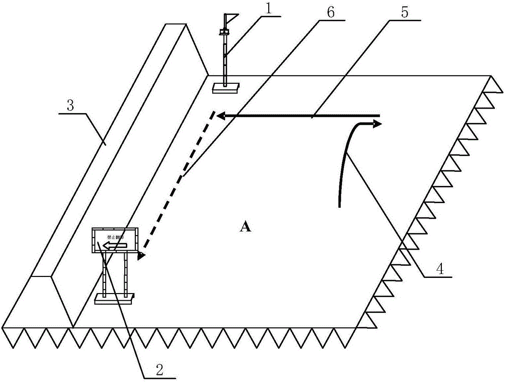 Dumping indication system for strip mine refuse dump