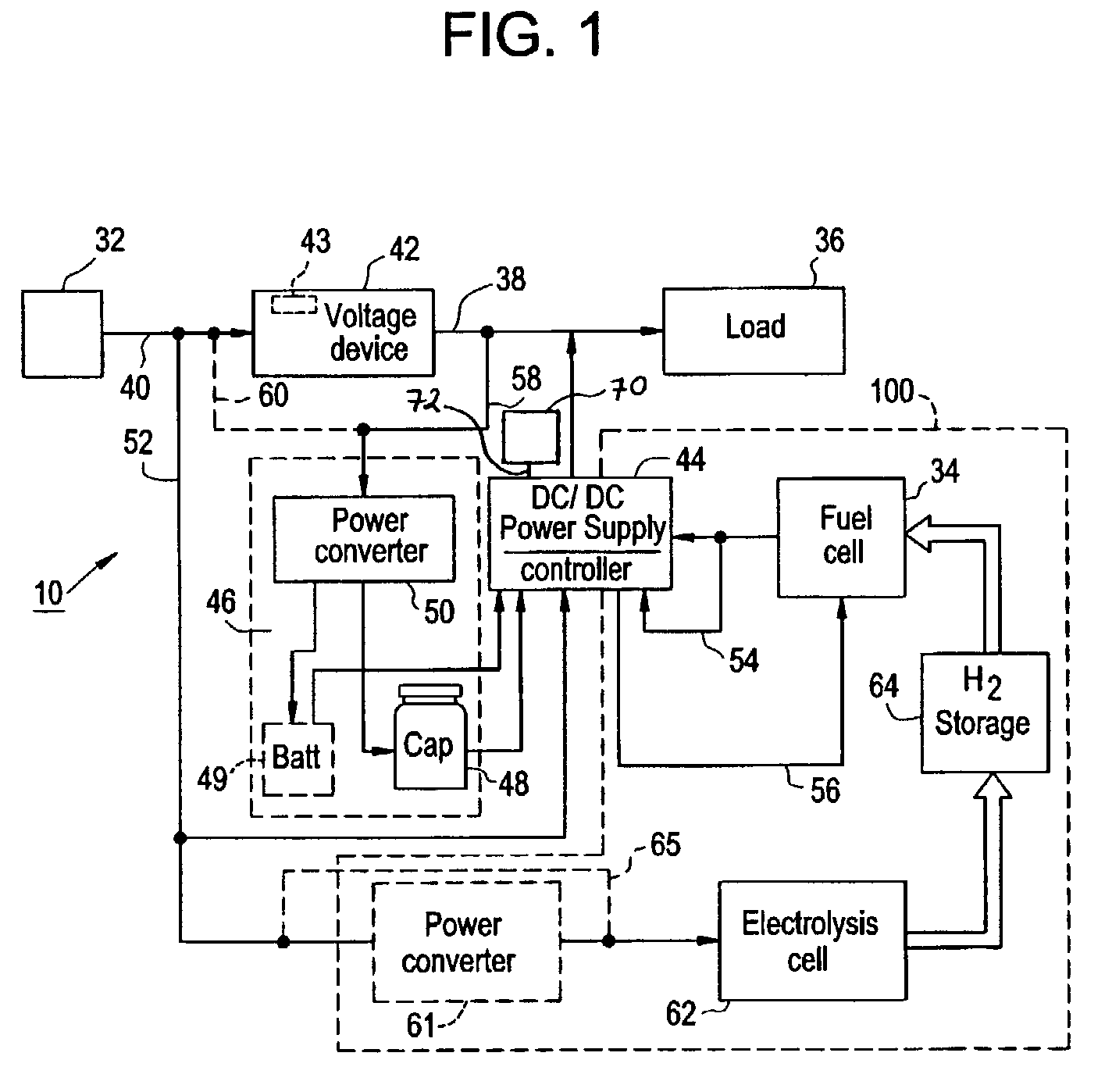 Method and system for controlling and recovering short duration bridge power to maximize backup power