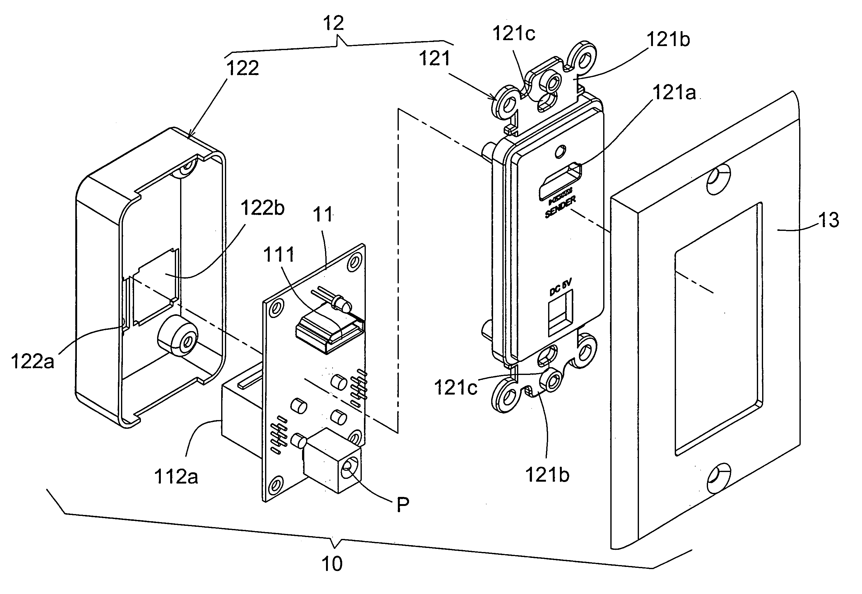 In-Wall video/audio signal adapter device