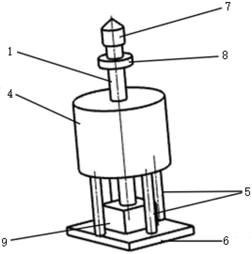 Gas turbine support device and gas turbine