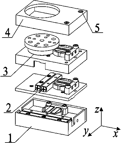 Multi-degree of freedom piezoelectric stick-slip micronano positioning platform and driving method thereof