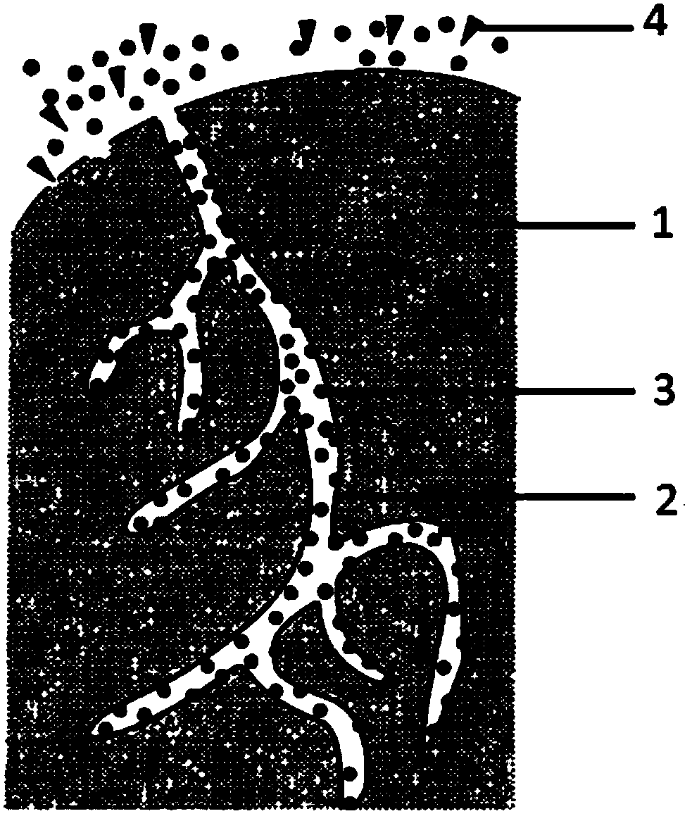 Pathogenic organism pollution control method and application thereof