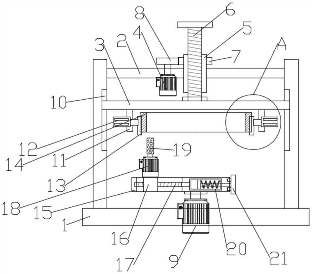 New energy automobile hub grinding device