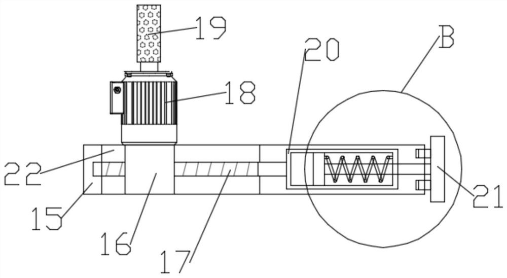 New energy automobile hub grinding device