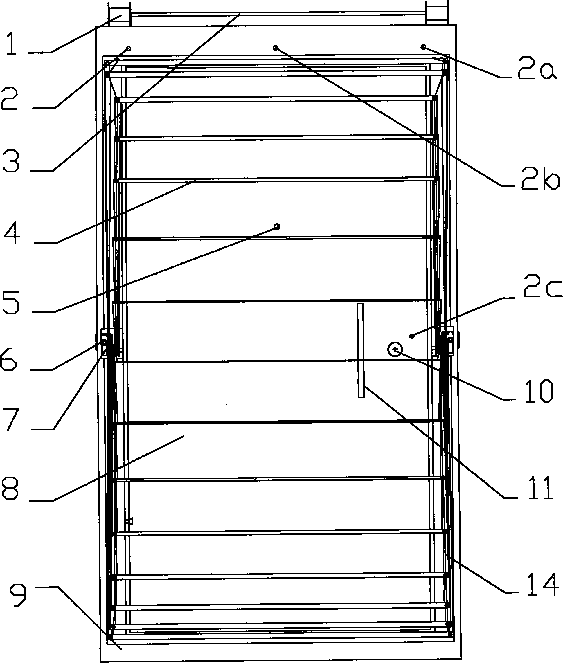 Intelligent anti-theft self-defending security door