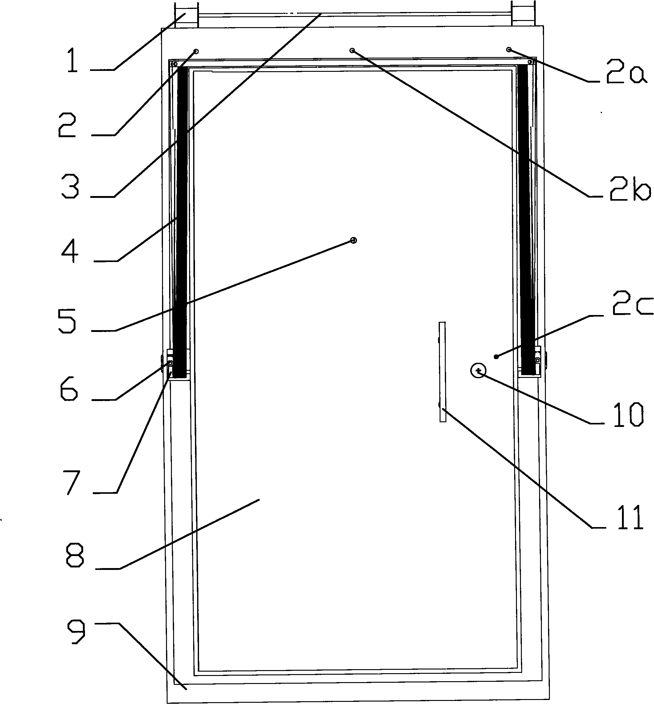 Intelligent anti-theft self-defending security door