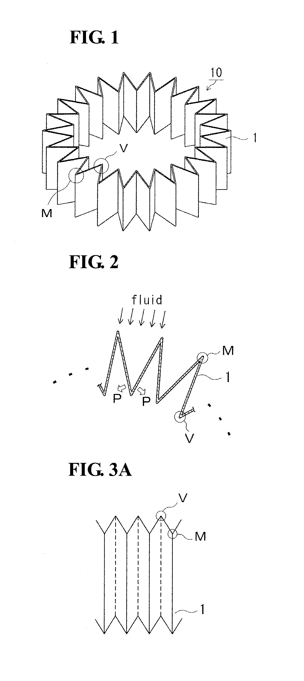 Pleated filter cartridge, ballast water treatment device using same, and ballast water treatment method