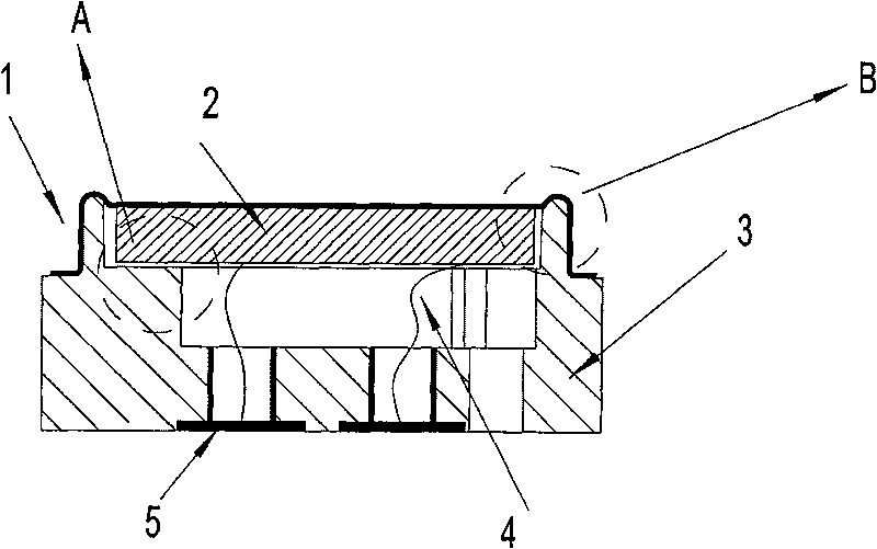 Plesoelectric ultrasonic flow sensor