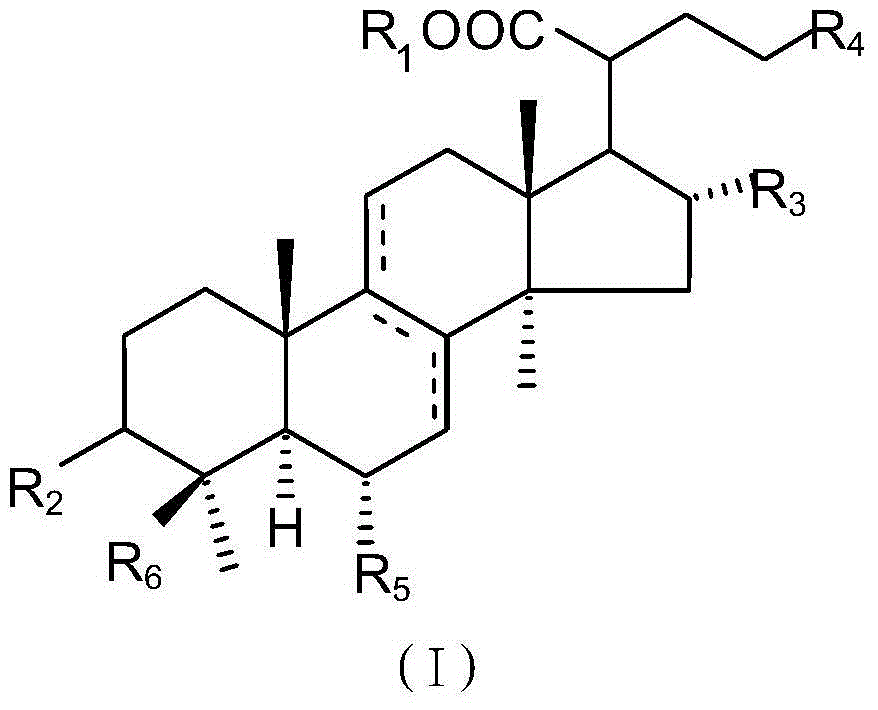 Medicine composition for treating disease caused by immunity imbalance and poria cocos extract