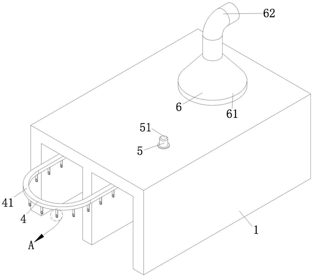 Preservative treatment device for rice noodle processing equipment