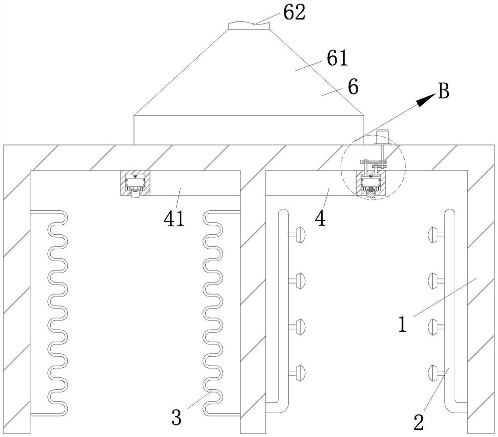 Preservative treatment device for rice noodle processing equipment