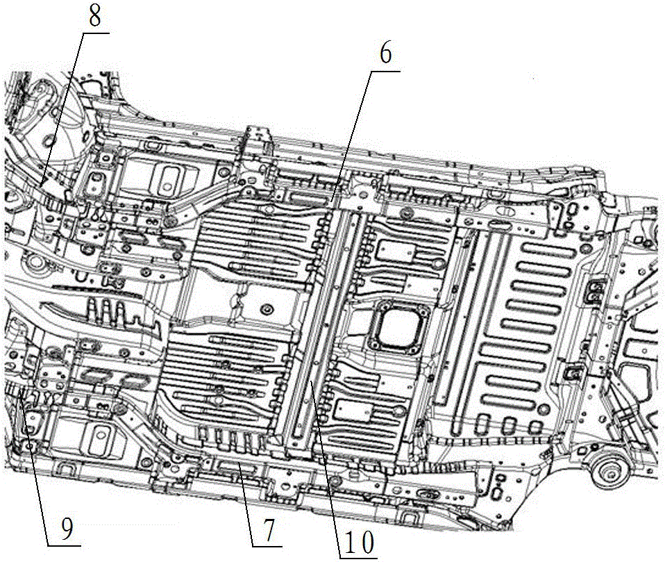 Vehicle body of electric vehicle