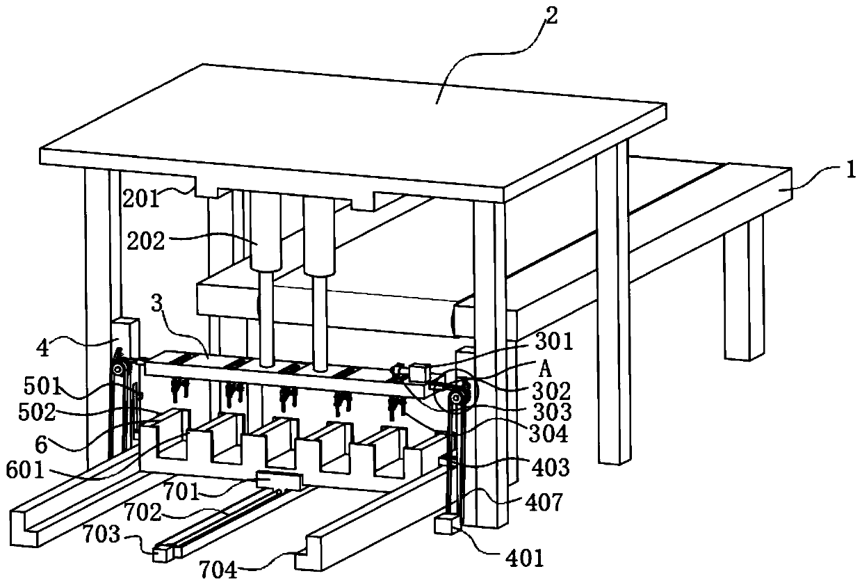 Soundbox spraying equipment capable of automatically feeding