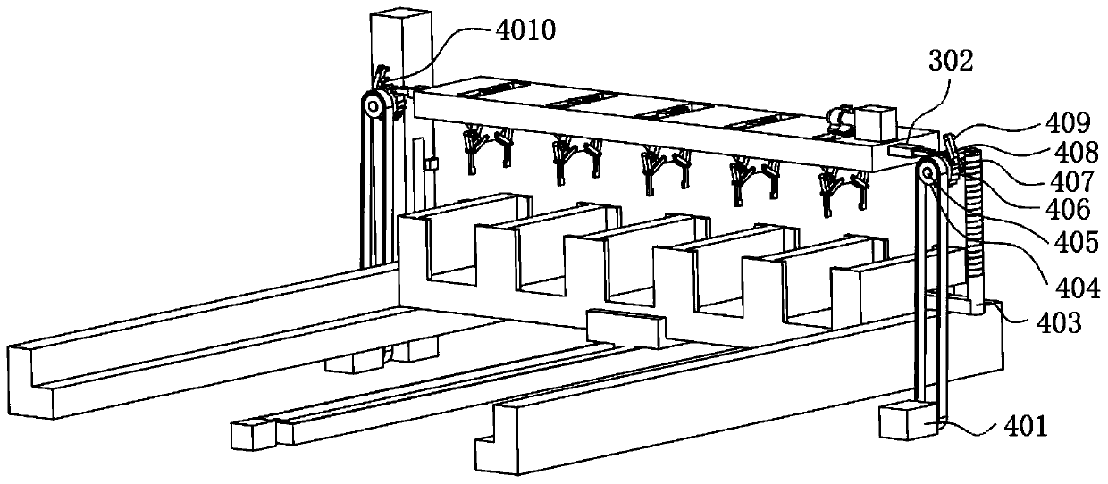 Soundbox spraying equipment capable of automatically feeding