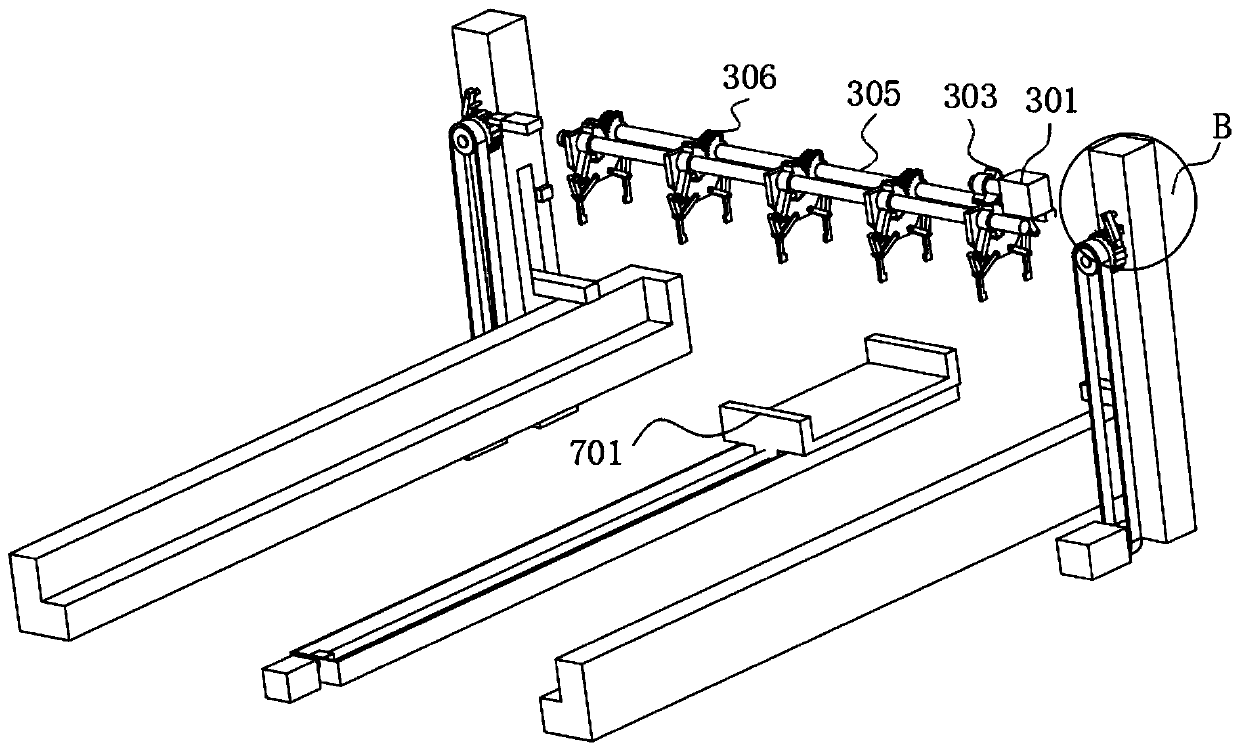 Soundbox spraying equipment capable of automatically feeding