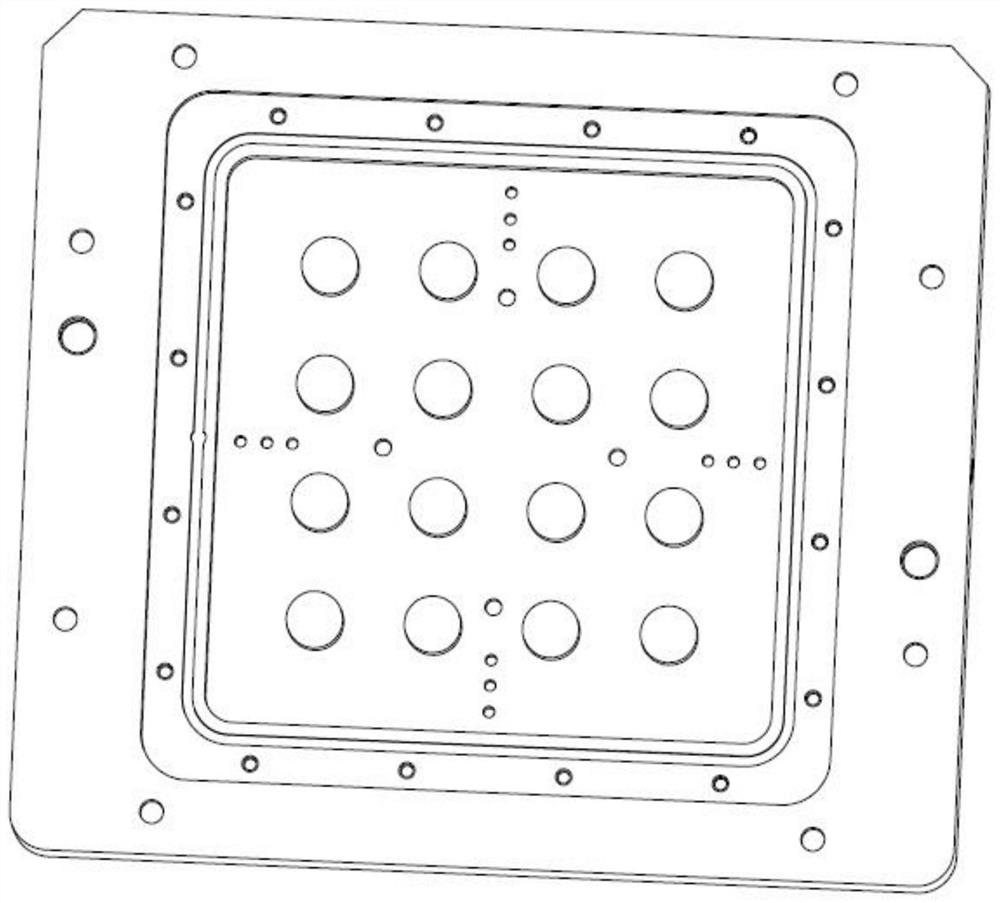 Pressure-maintaining vacuum suction cup jig for processing sheet parts in horizontal machining center