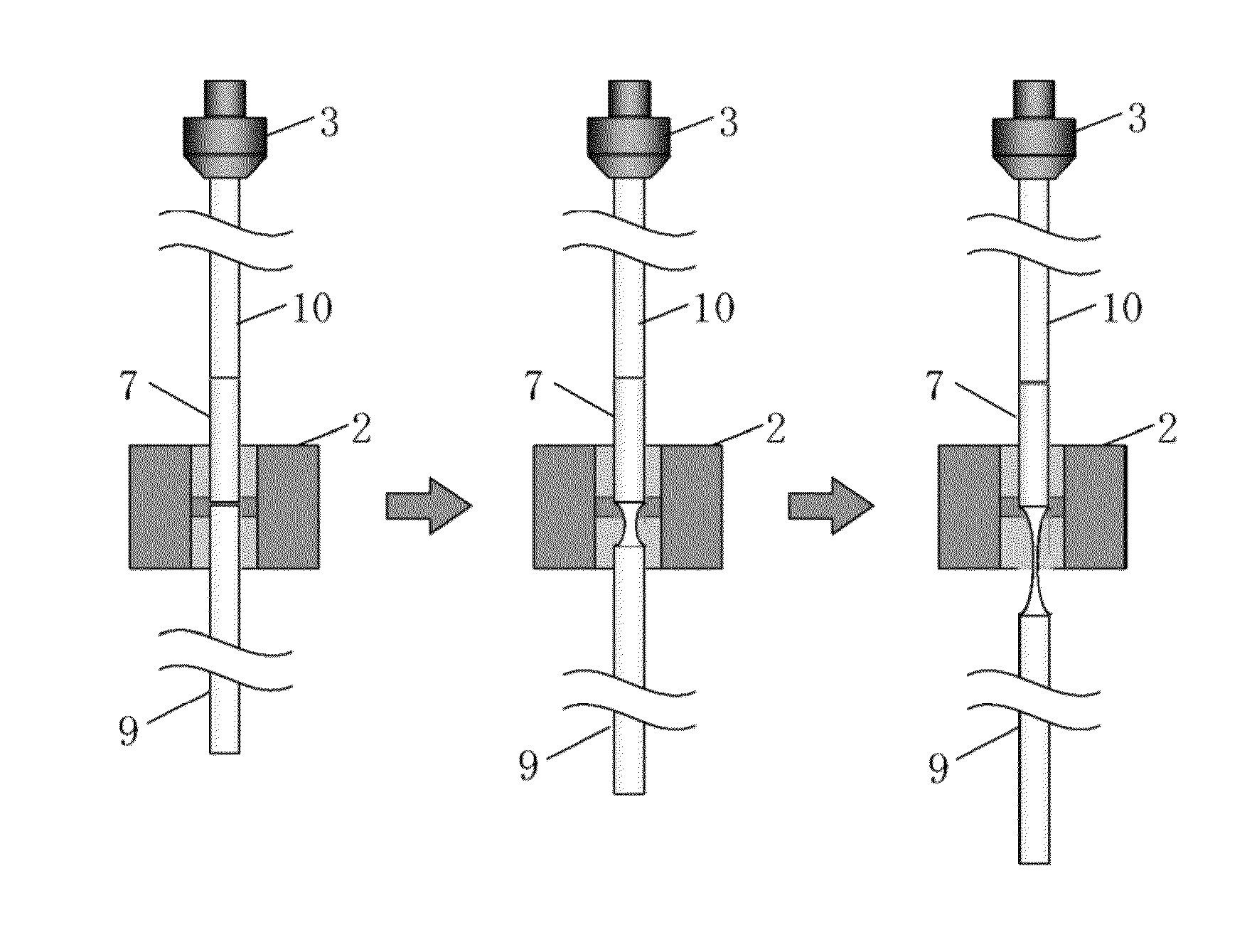 Method for drawing grin lens fiber